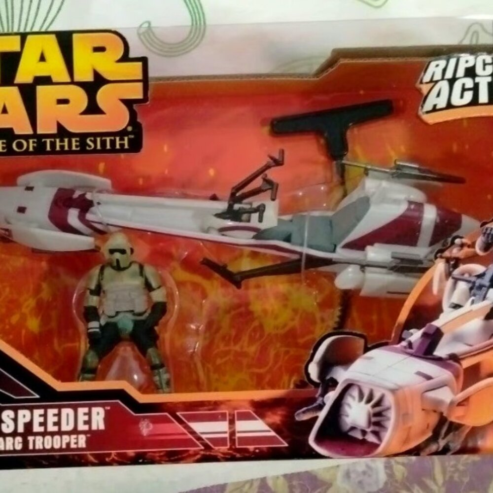 StarWars Barc Speeder with Trooper Revenge of the Sith ROTS